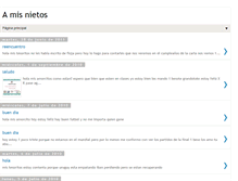 Tablet Screenshot of amisnietos.blogspot.com