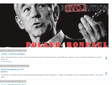 Tablet Screenshot of poland4ronpaul.blogspot.com