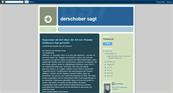 Desktop Screenshot of derschobersagt.blogspot.com