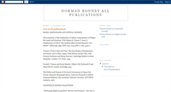 Desktop Screenshot of normanbonneyallpublications.blogspot.com