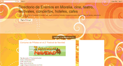 Desktop Screenshot of eventosenmorelia.blogspot.com