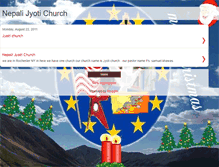 Tablet Screenshot of nepalirochesterjyotichurch.blogspot.com