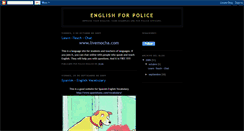 Desktop Screenshot of policeenglish.blogspot.com