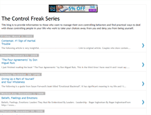 Tablet Screenshot of control-freak-series.blogspot.com