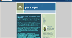 Desktop Screenshot of gsminnigeria.blogspot.com