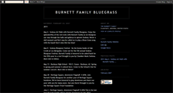 Desktop Screenshot of burnettfamilybluegrass.blogspot.com