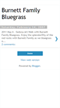 Mobile Screenshot of burnettfamilybluegrass.blogspot.com