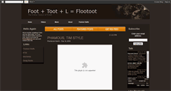 Desktop Screenshot of flootoot.blogspot.com