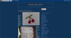 Desktop Screenshot of coisas-da-rita.blogspot.com