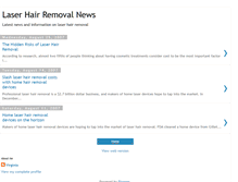 Tablet Screenshot of laserhairremovalpost.blogspot.com