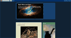 Desktop Screenshot of darkwineandstars.blogspot.com