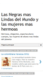 Mobile Screenshot of lasnegrasmaslindas.blogspot.com