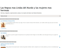 Tablet Screenshot of lasnegrasmaslindas.blogspot.com