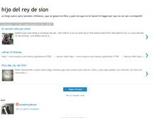 Tablet Screenshot of hijodelreydesion.blogspot.com