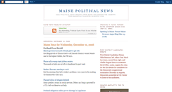 Desktop Screenshot of mainepoliticalnews.blogspot.com