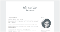 Desktop Screenshot of bellygoodfood.blogspot.com