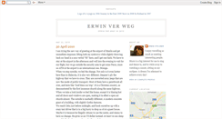 Desktop Screenshot of erwinverweg.blogspot.com