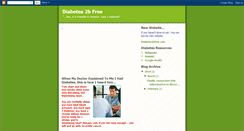 Desktop Screenshot of diabetes2bfree.blogspot.com