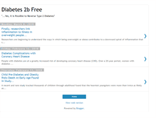 Tablet Screenshot of diabetes2bfree.blogspot.com