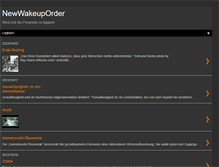 Tablet Screenshot of new-wakeup-order.blogspot.com