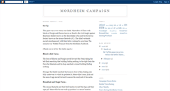 Desktop Screenshot of mordheimcampaign.blogspot.com