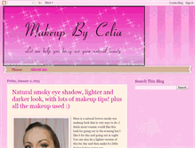 Tablet Screenshot of makeupbycelia.blogspot.com