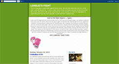 Desktop Screenshot of loreleisfight.blogspot.com