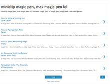 Tablet Screenshot of miniclipmagicpen.blogspot.com