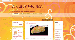 Desktop Screenshot of cucinaefantasia.blogspot.com