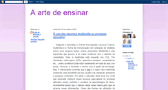 Desktop Screenshot of aartedeensinar.blogspot.com