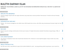 Tablet Screenshot of buletindakwahislam.blogspot.com