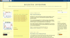 Desktop Screenshot of eclectic-investor.blogspot.com