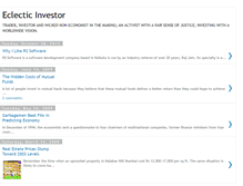 Tablet Screenshot of eclectic-investor.blogspot.com