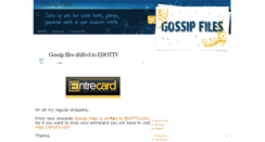 Desktop Screenshot of gossipfiles.blogspot.com