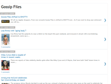 Tablet Screenshot of gossipfiles.blogspot.com