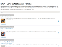 Tablet Screenshot of davesmechanicalpencils.blogspot.com