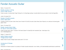 Tablet Screenshot of fender-acoustic-guitar-sale.blogspot.com