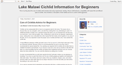 Desktop Screenshot of cichlidadvice.blogspot.com