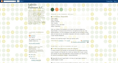 Desktop Screenshot of ladridopoderoso.blogspot.com