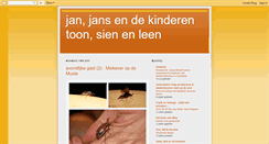 Desktop Screenshot of janjansendekinderen.blogspot.com