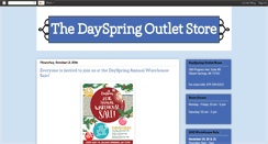 Desktop Screenshot of dayspringoutlet.blogspot.com