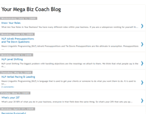 Tablet Screenshot of megabizcoach.blogspot.com