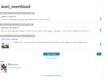 Tablet Screenshot of aoisweetblood.blogspot.com