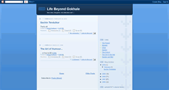 Desktop Screenshot of lifebeyondgokhale.blogspot.com