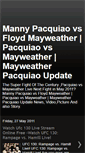 Mobile Screenshot of pacquiao-vs-mayweatherlive.blogspot.com