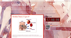 Desktop Screenshot of amoraovivo.blogspot.com