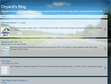 Tablet Screenshot of chyardi.blogspot.com