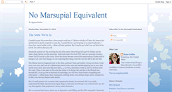 Desktop Screenshot of nomarsupialequivalent.blogspot.com