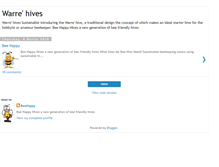 Tablet Screenshot of beehappyhives.blogspot.com