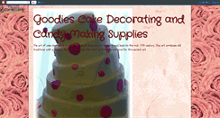 Desktop Screenshot of goodiescakedecorating.blogspot.com